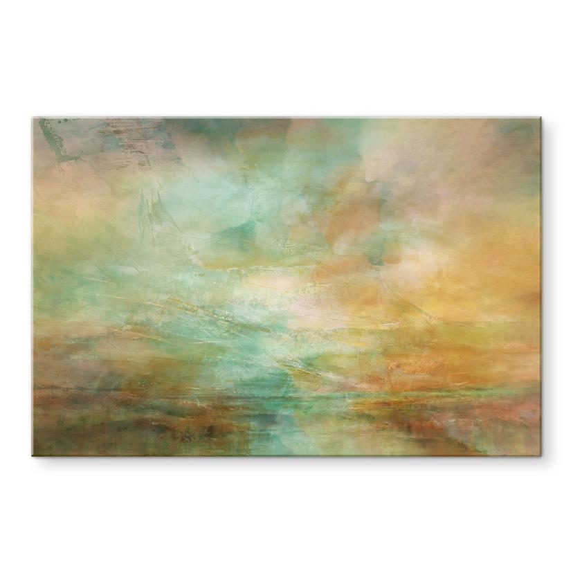 Pannello paraschizzi Turchese-oro luce del mare - Schmucker