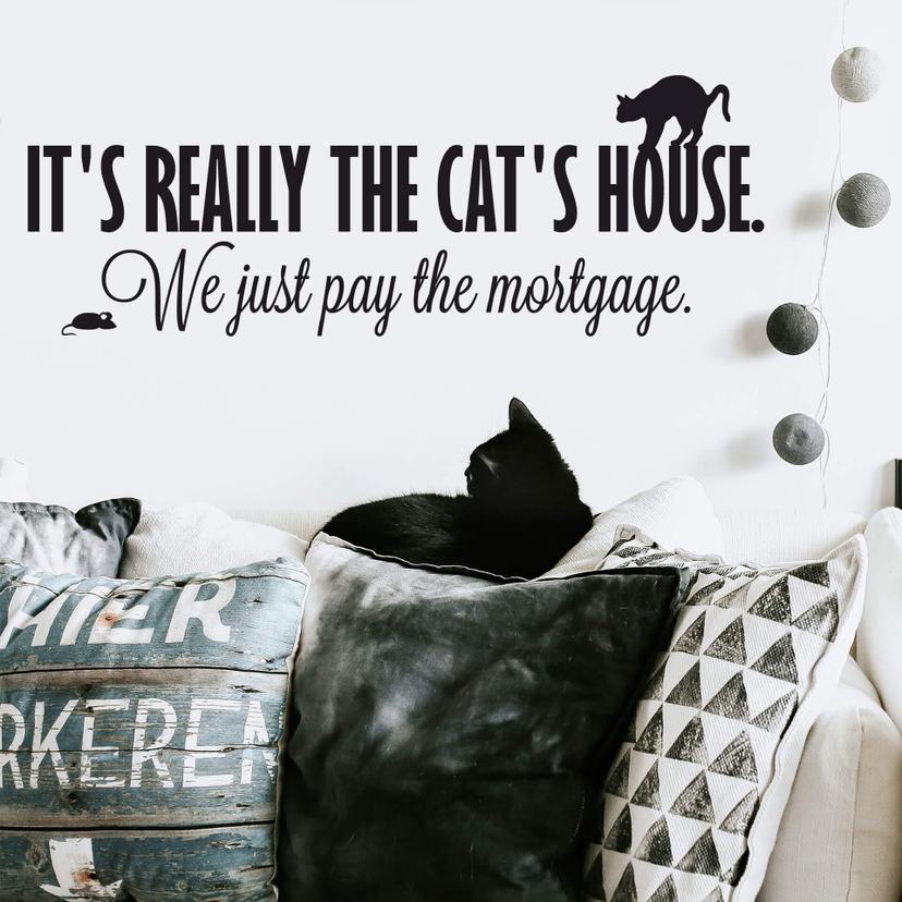Wallsticker It's really the cat's house.