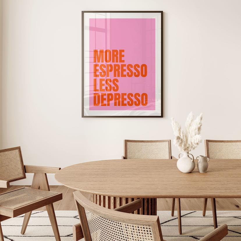 Poster più Espresso meno Depresso - Fritsch