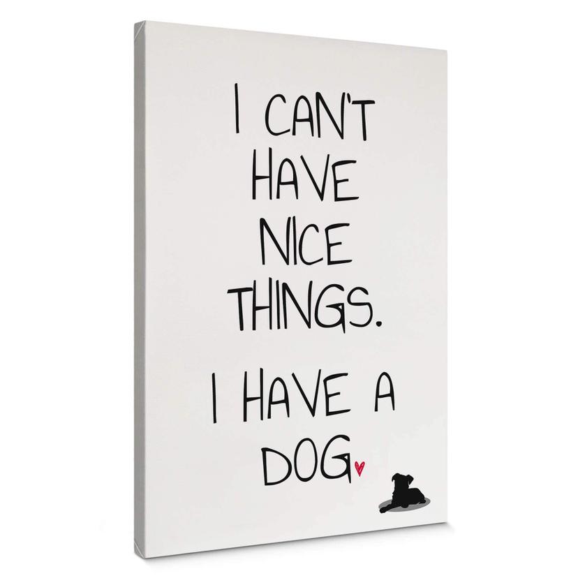 Canvas I can\'t have nice things - Dog