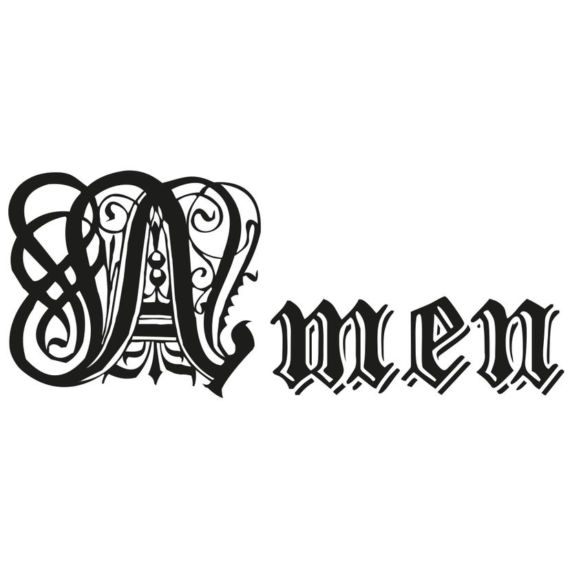 Adesivo murale - Amen
