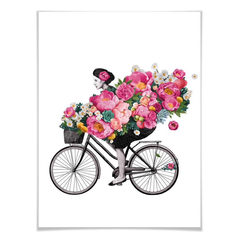 Poster Graves - Bicicletta fiorita