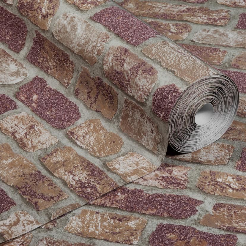 Anaglypta® Brick Abbey Road non-woven tapet