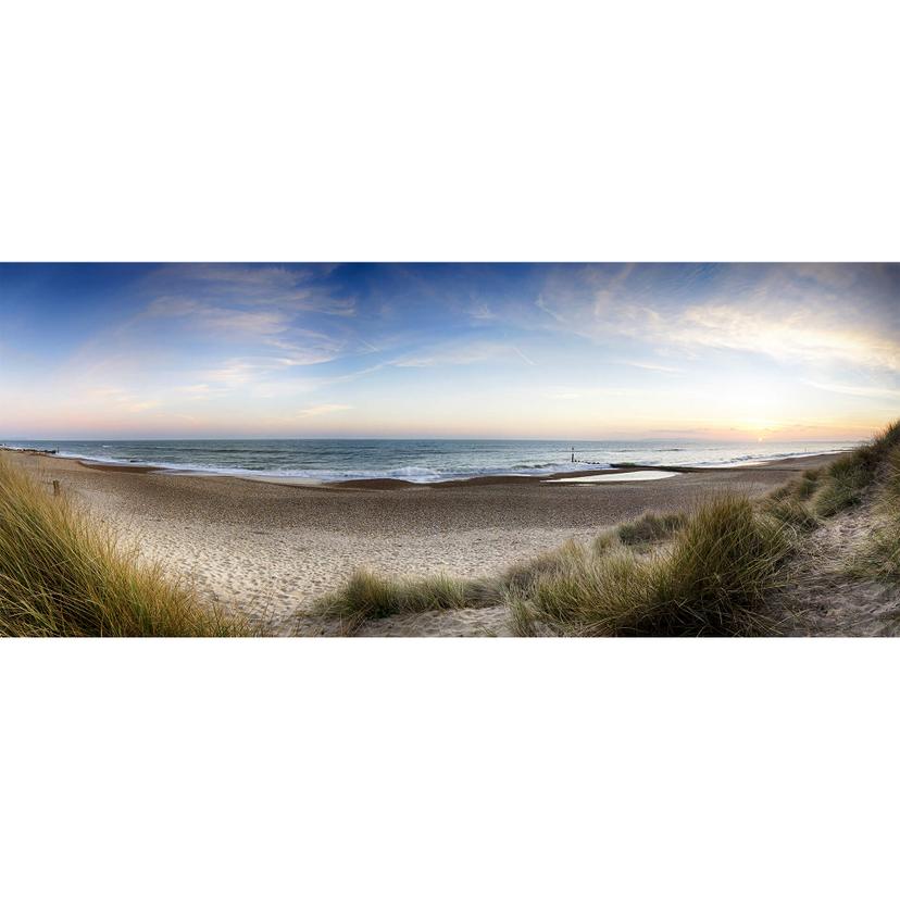 Fotobehang Strandpanorama