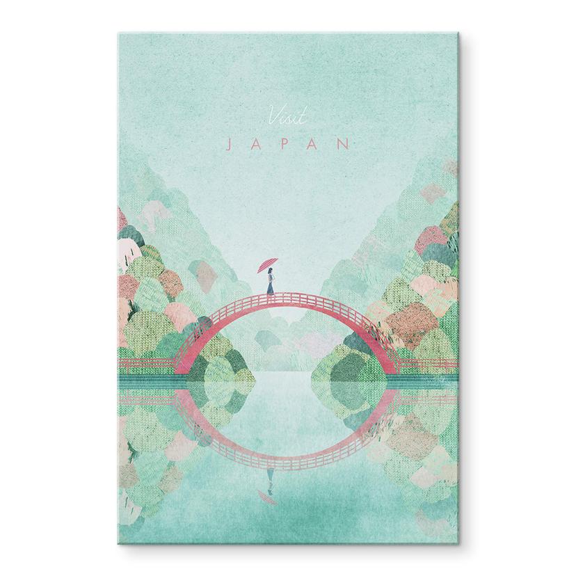 Akrylbillede Rivers - Japan i foråret