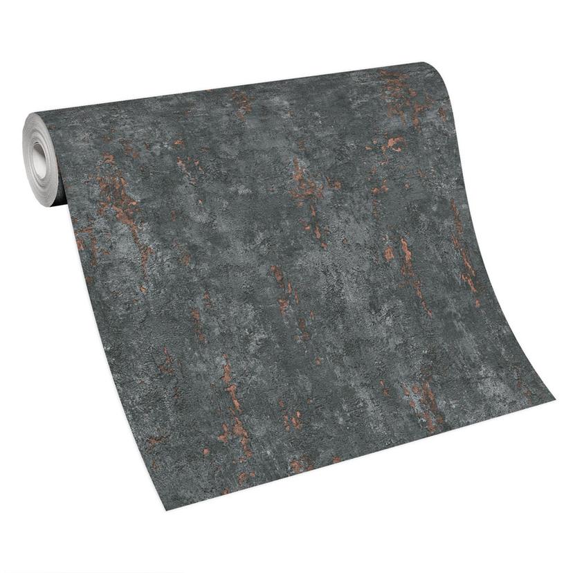 Metalloptisk tapet, metallisk tapet Fashion for Walls 4 av Guido Maria Kretschmer grå