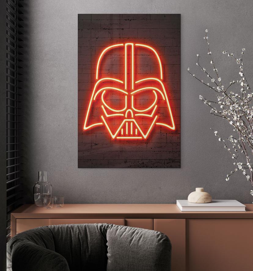 Stampa su vetro acrilico Darth Vader - Mielu