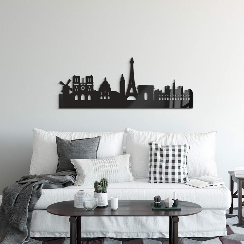 Decoración acrílica skyline París