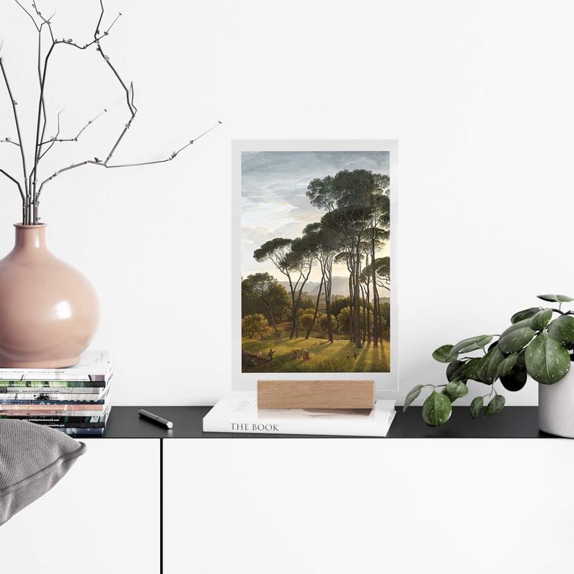 Decoro acrilico + supporto Voogd - Paesaggio