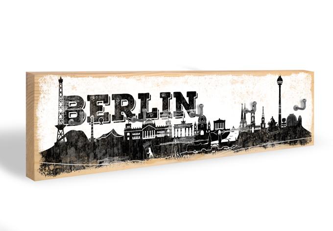 Sleutelbord Berlijn Skyline + 5 Haken