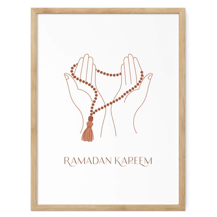 Poster Mains de Ramadan Kareem