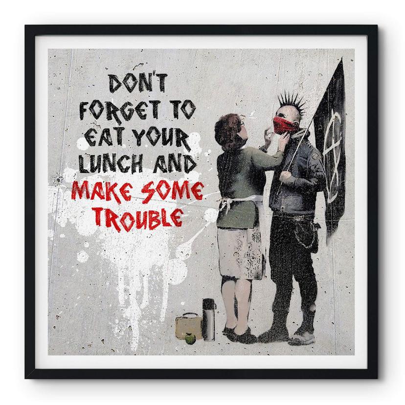 Plakat Banksy - Make Some Trouble