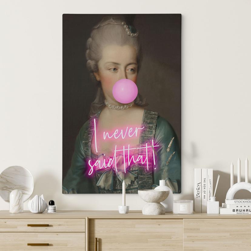 Stampa su tela Marie Antoinette: I never said that - Grace Digital Art