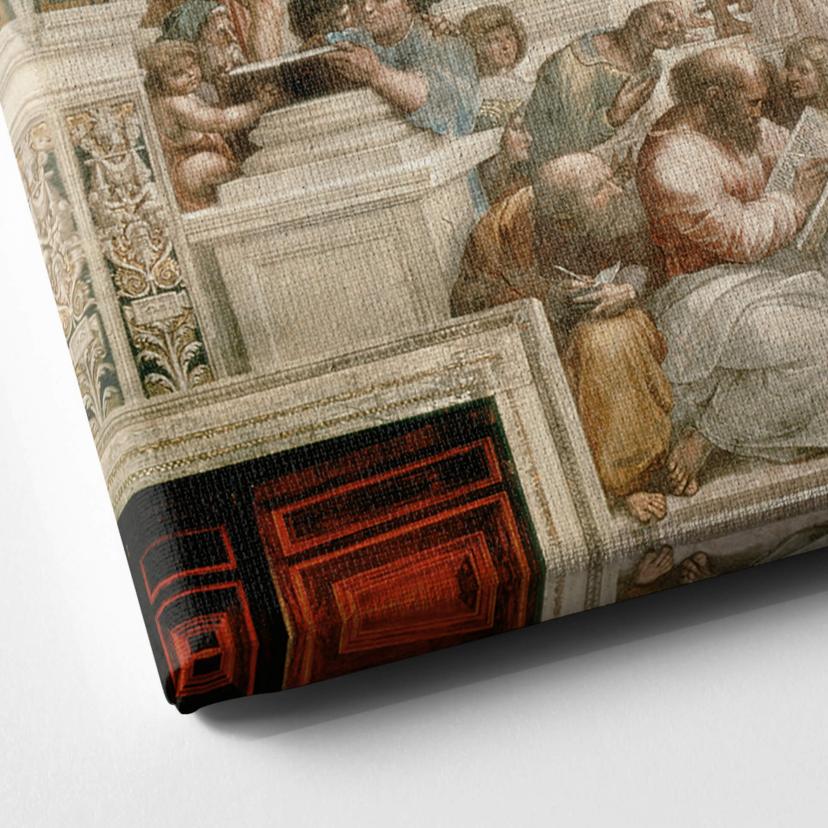 Stampa su tela Raffaello - La Scuola di Atene