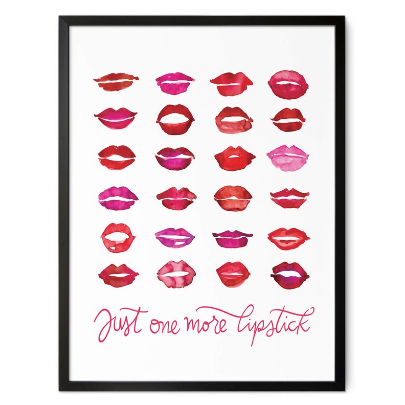 Plakat Blursbyai - Just one more Lipstick