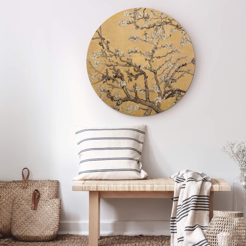 Stampa su legno van Gogh - Mandorlo tondo