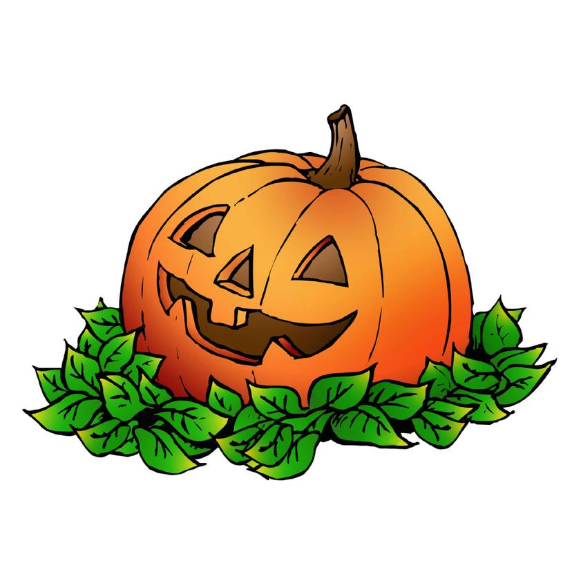 Adesivo per finestra - Zucca 2