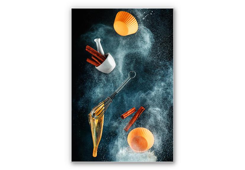 Wandbild Belenko - Kitchen mess: cinnamon cupcake