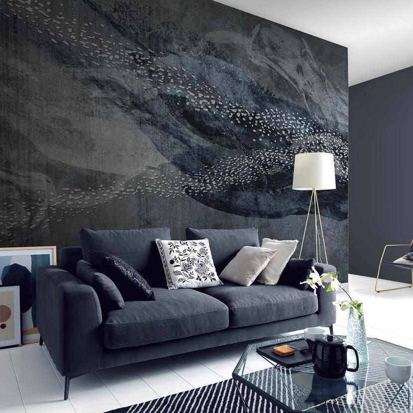 Guido Maria Kretschmer Fotobehang Art Edition Deep Sea Silver