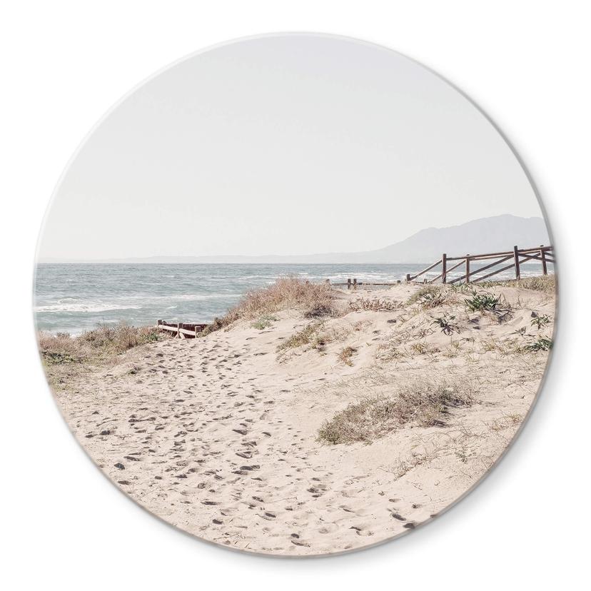 Tableau sur verre 1X Studio - Montée de plage sur les dunes