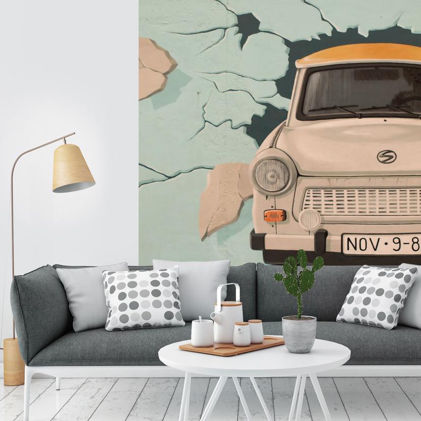 Fototapete Ab durch die Wand 192x260 cm