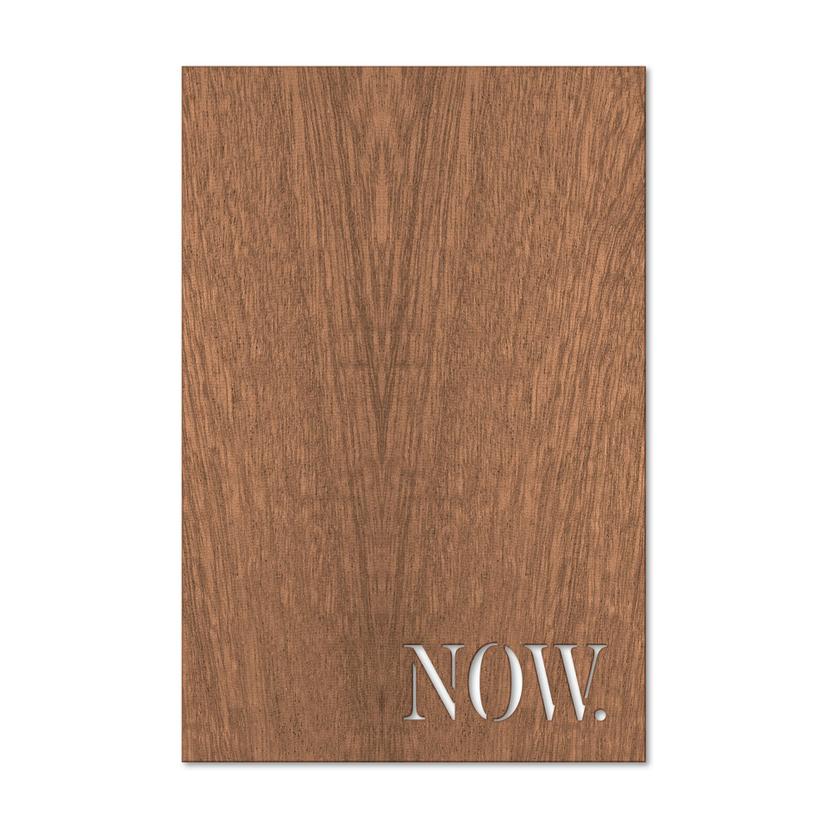 Houten Wanddecoratie Mahoniefineer - Now