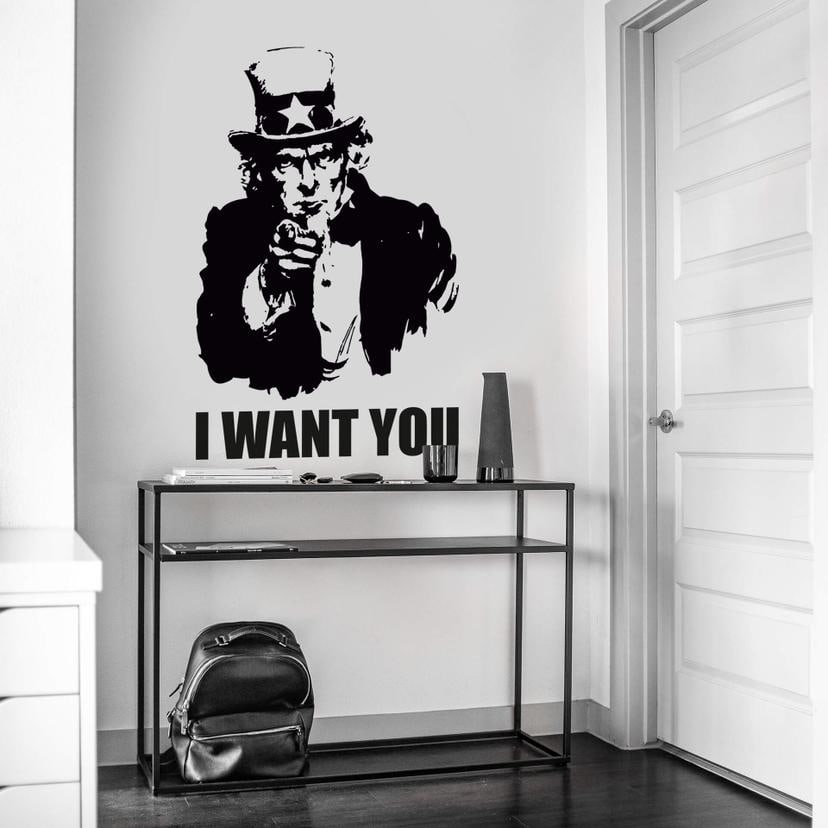 Sticker mural - Uncle Sam