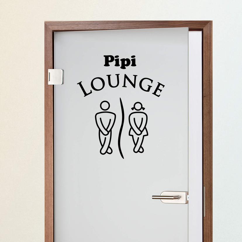 Sticker mural - Pipi Lounge 2