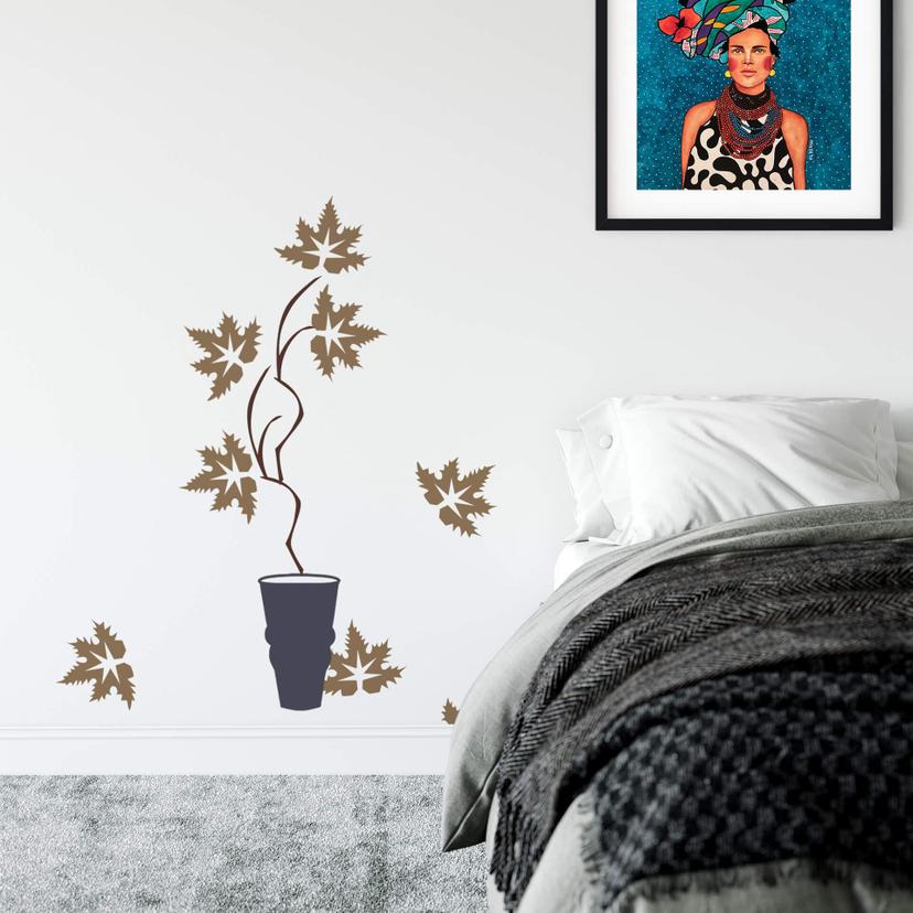 Adesivo murale – Foglie Set 18