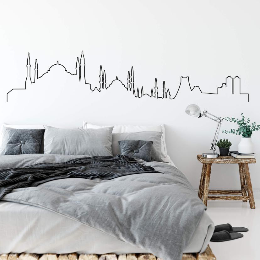 Muursticker Istanbul Skyline