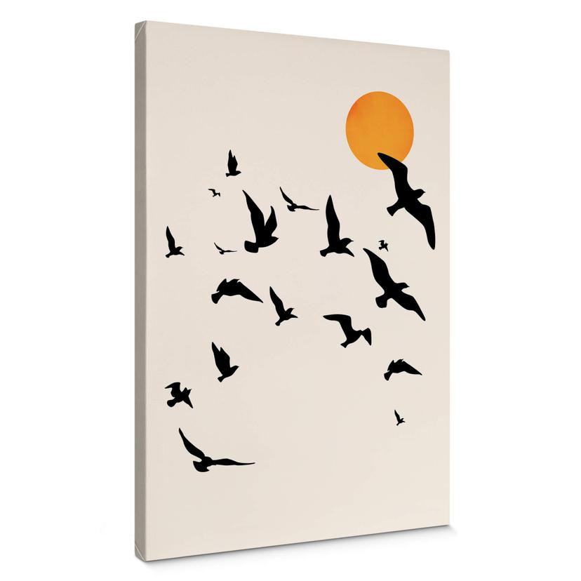 Canvas Kubistika - Traveling Birds