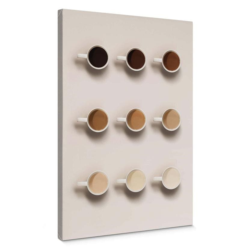 Tableau sur toile Nuances de café