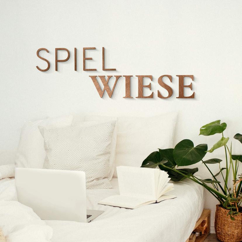 Holzdeko Mahagoni - Spielwiese