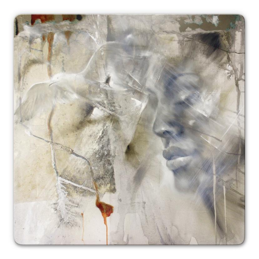 Glasschilderij Schmucker - Letting Go