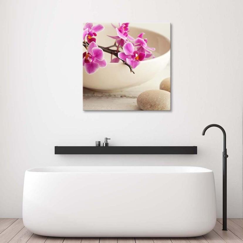 Stampe su tela, Orchidea rosa Zen Spa