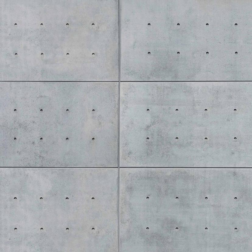 Carta da parati in pietra BareConcret in grigio bianco - Tessuto non tessuto Designwalls 2 - 2,55 x