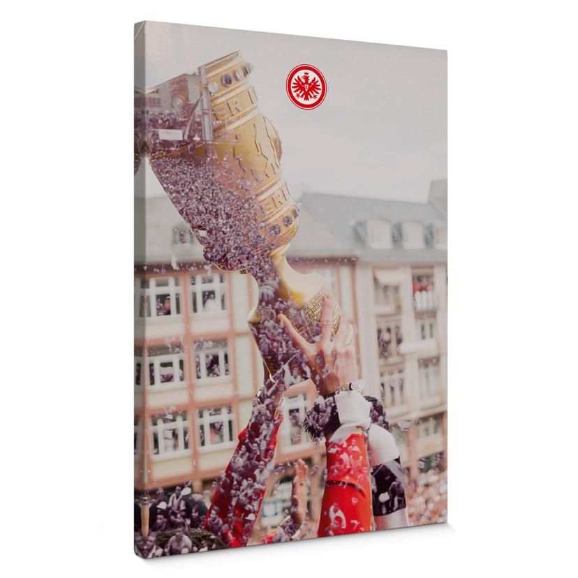 Cuadro lienzo Eintracht Frankfurt - Ganador de la Copa 2018