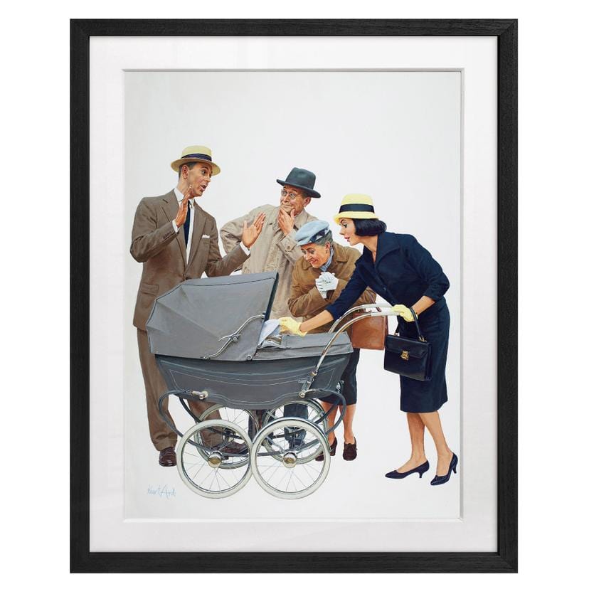 Fine Art Poster mit Passepartout Kurt Ard - Die Kleine so groß (1961)