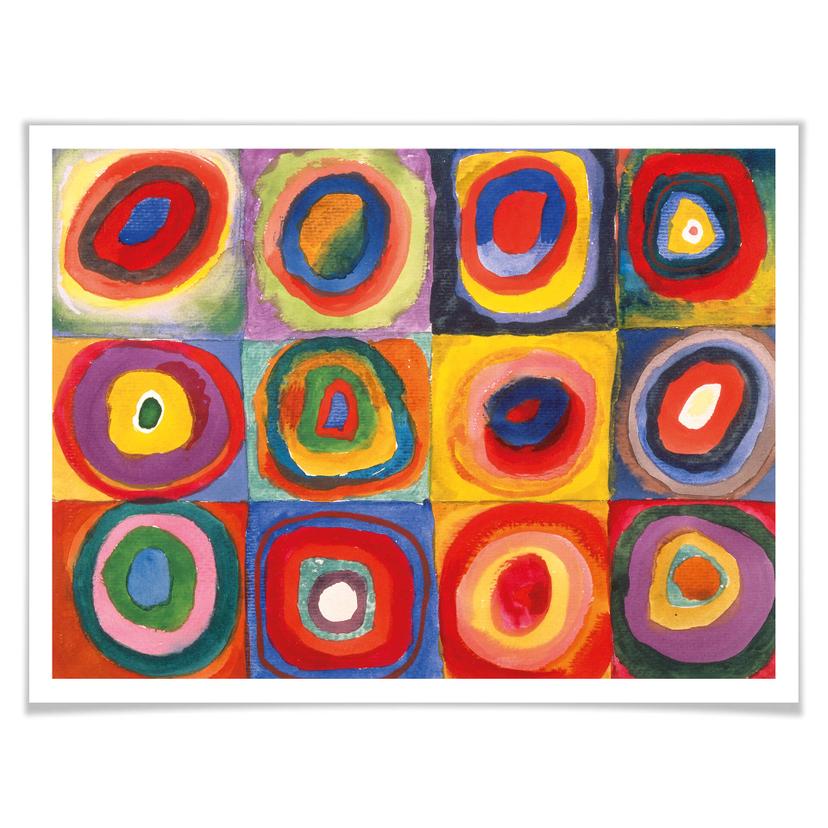 Poster Kandinsky - Studio a colori
