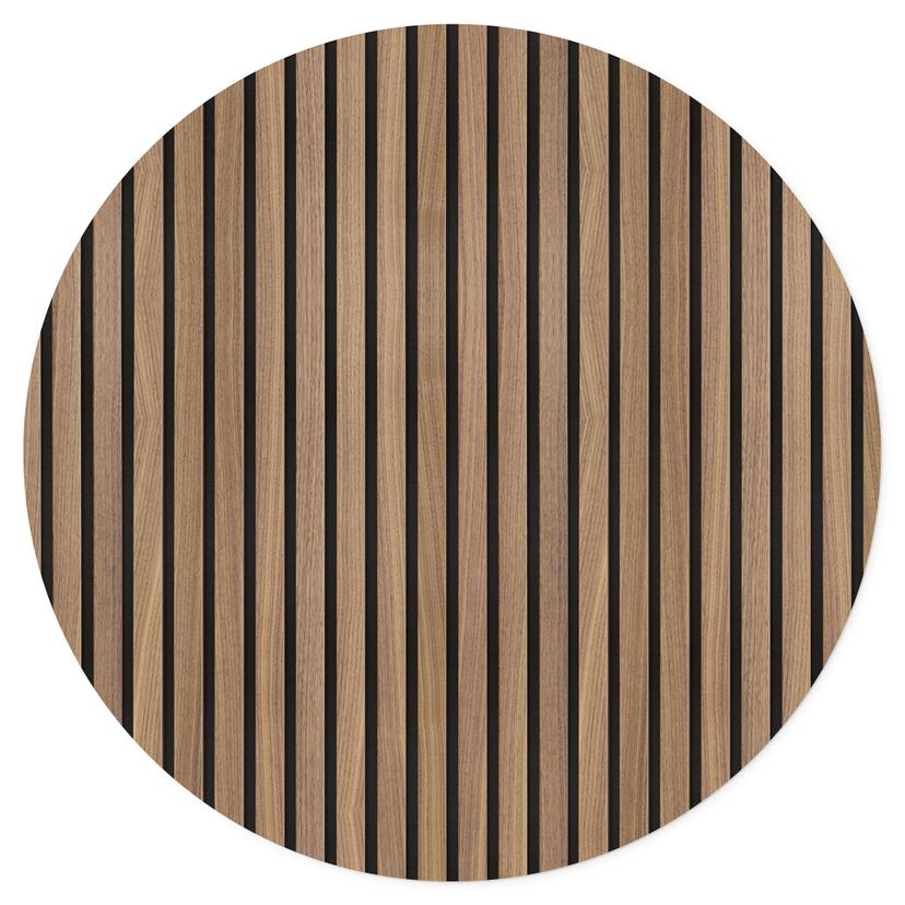 Muursticker Wandpanelen met houtlook