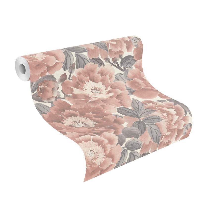 Rasch Vliesbehang Kimono oudroze