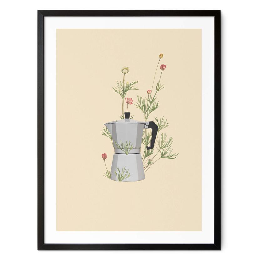 Póster Frida Floral Studio - Mocha Floral