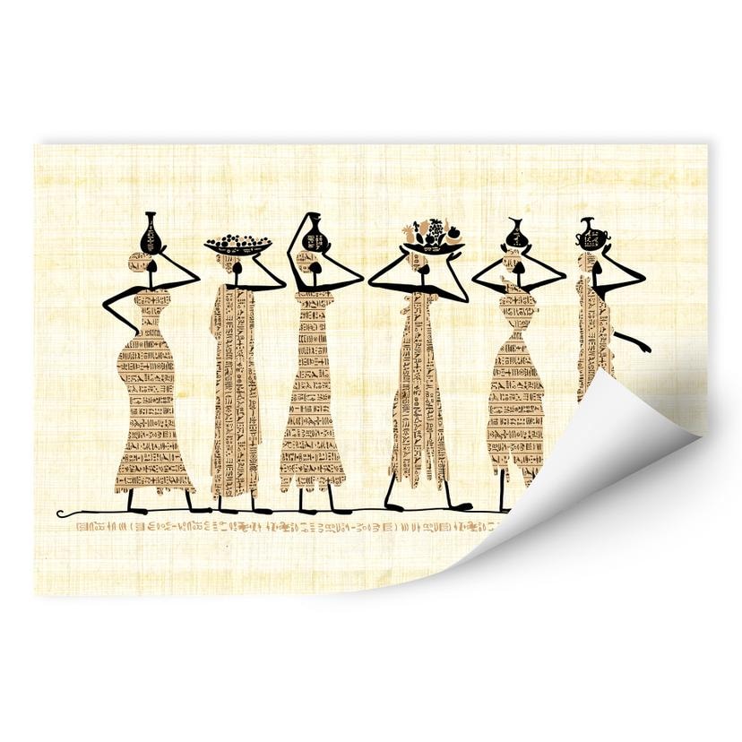 Zelfklevende Poster  - Egyptische Vrouwen