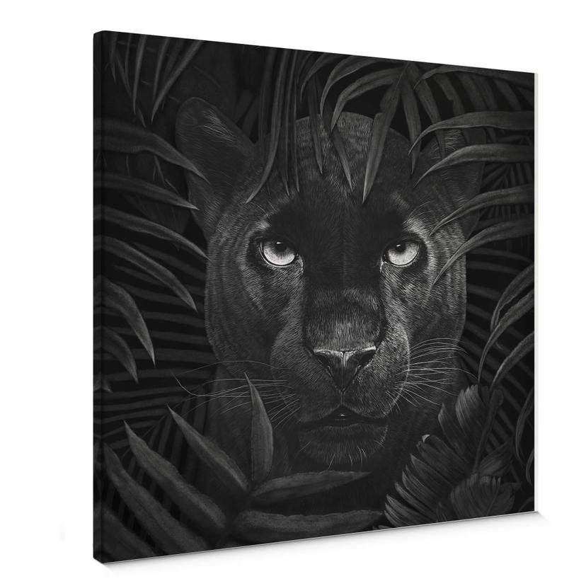 Lienzo Korenkova - Pantera en la selva