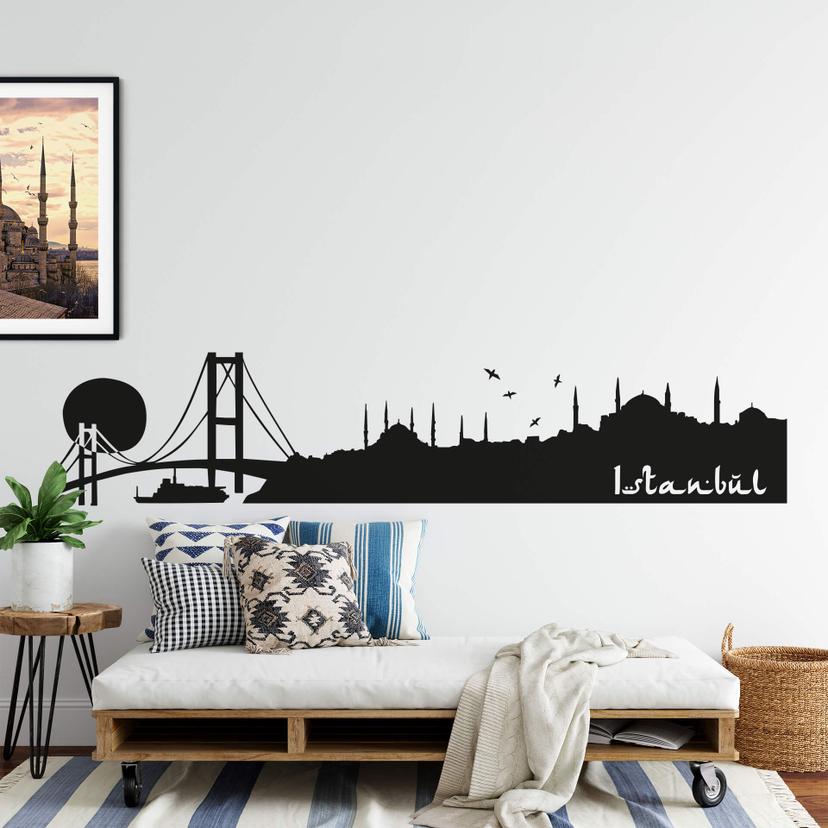 Wallsticker - Udsigt over Istanbul