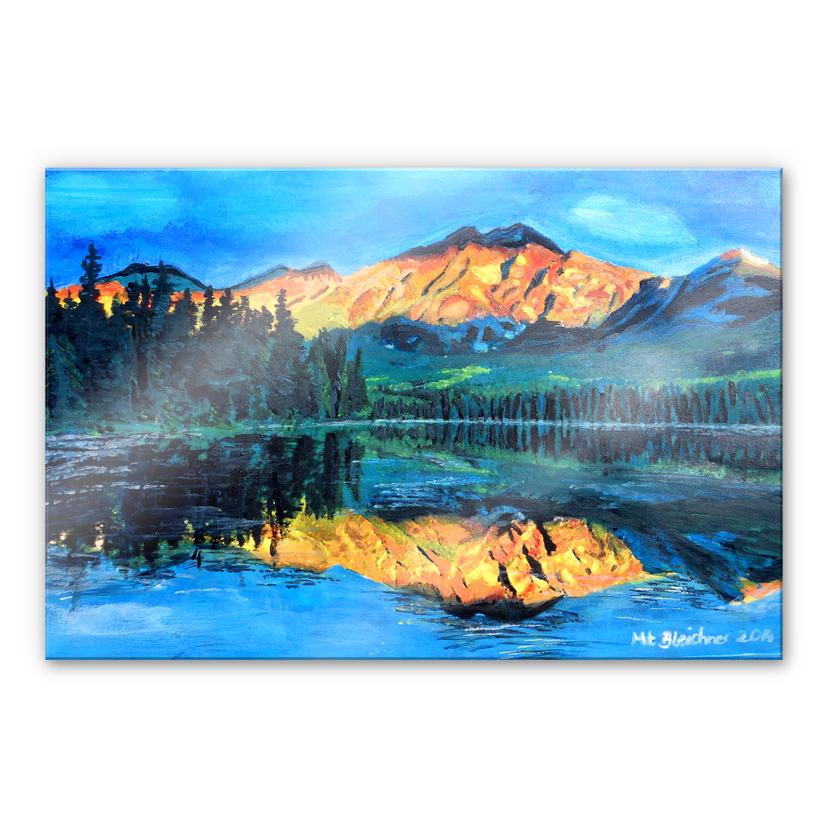 Tableau en verre acrylique - Bleichner - Canada - Le parc national Jasper