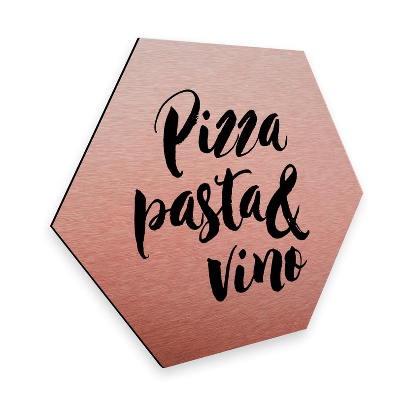 Esagoni Alu-dibond - Pizza Pasta Vino