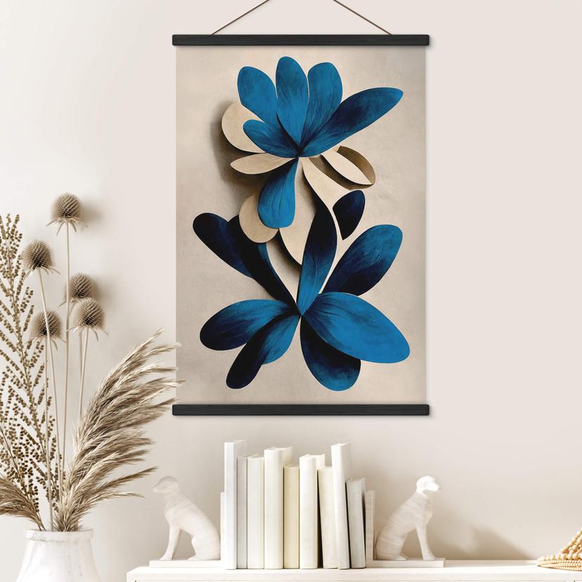 Treechild Textil poster - Blå lotus