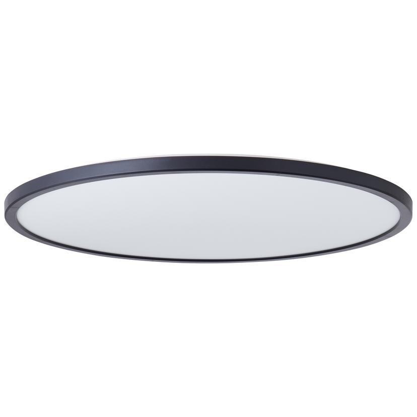 Aufbaupaneel Claire, schwarz, Ø 54,1 cm, Innenleuchte, Neutralweiß