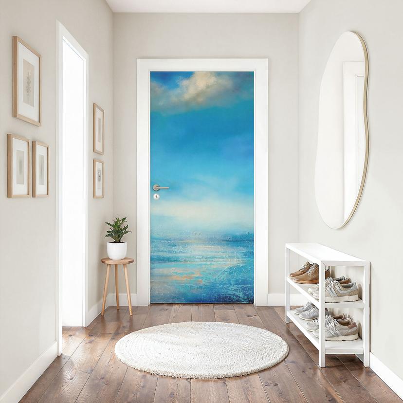 Folio de puerta Endless expanse en azul - Schmucker